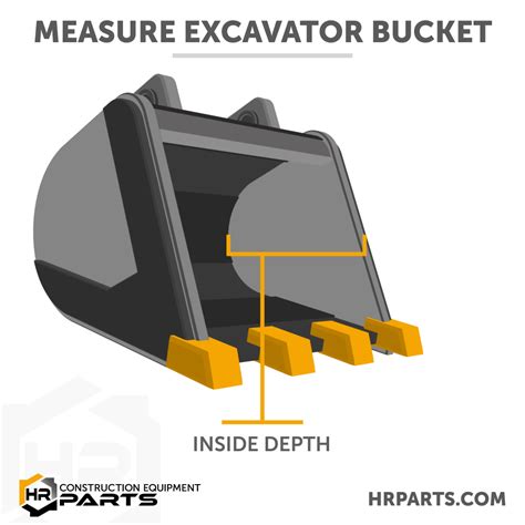 excavator bucket diagram